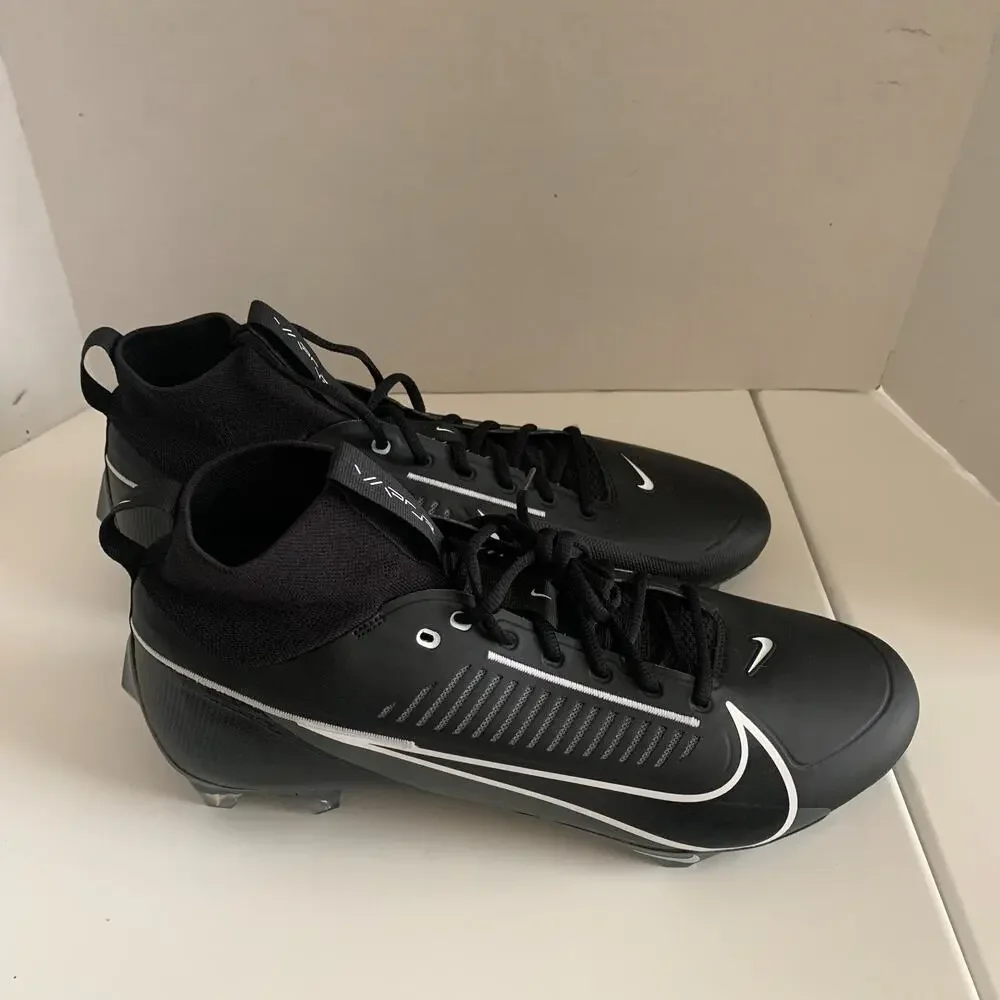 Nike Vapor Edge Pro 360 2 Mens Size 15 Wide Football Cleats FN7760-001 Black NEW